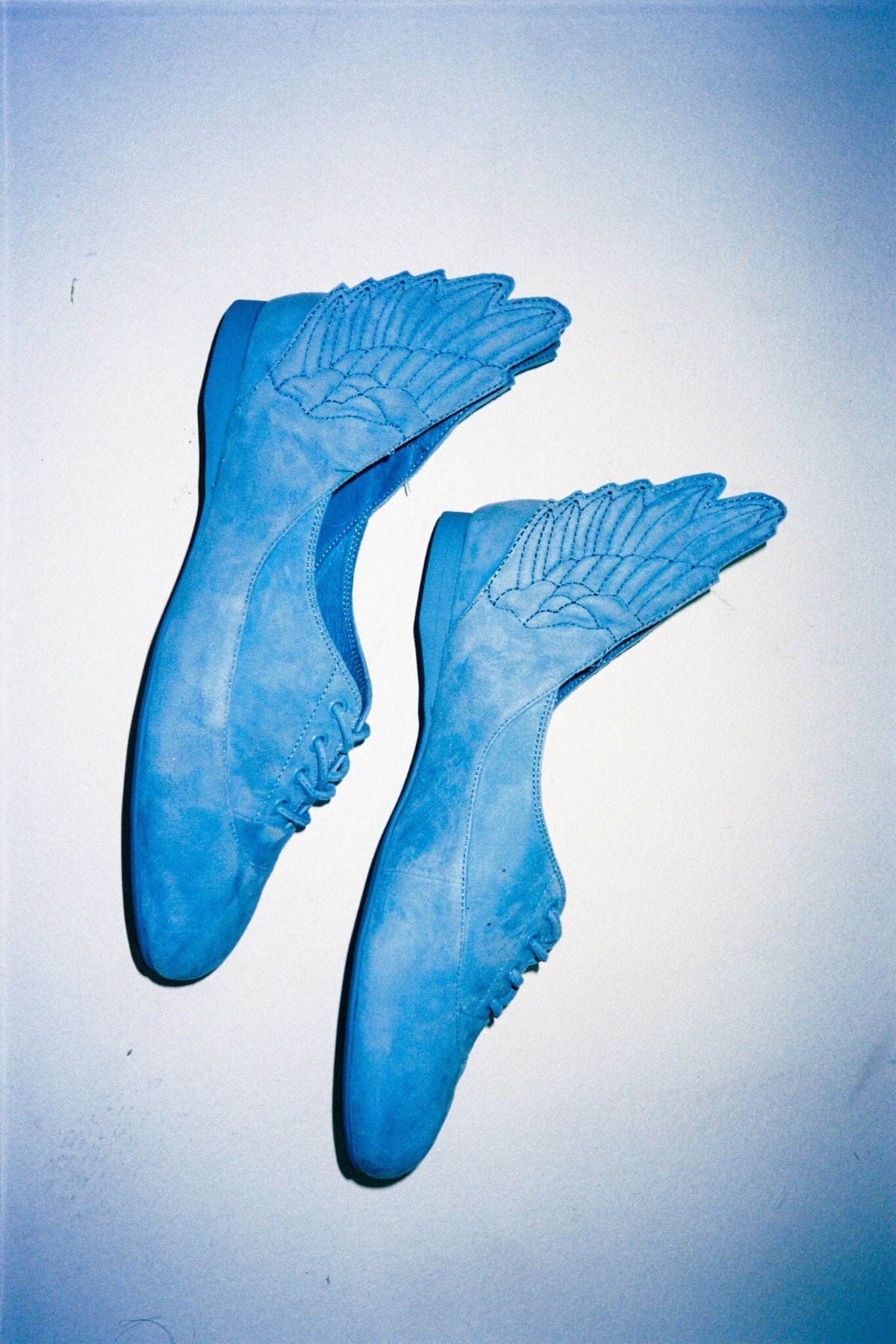CADUCEUS Dusty Blue Suede _hover