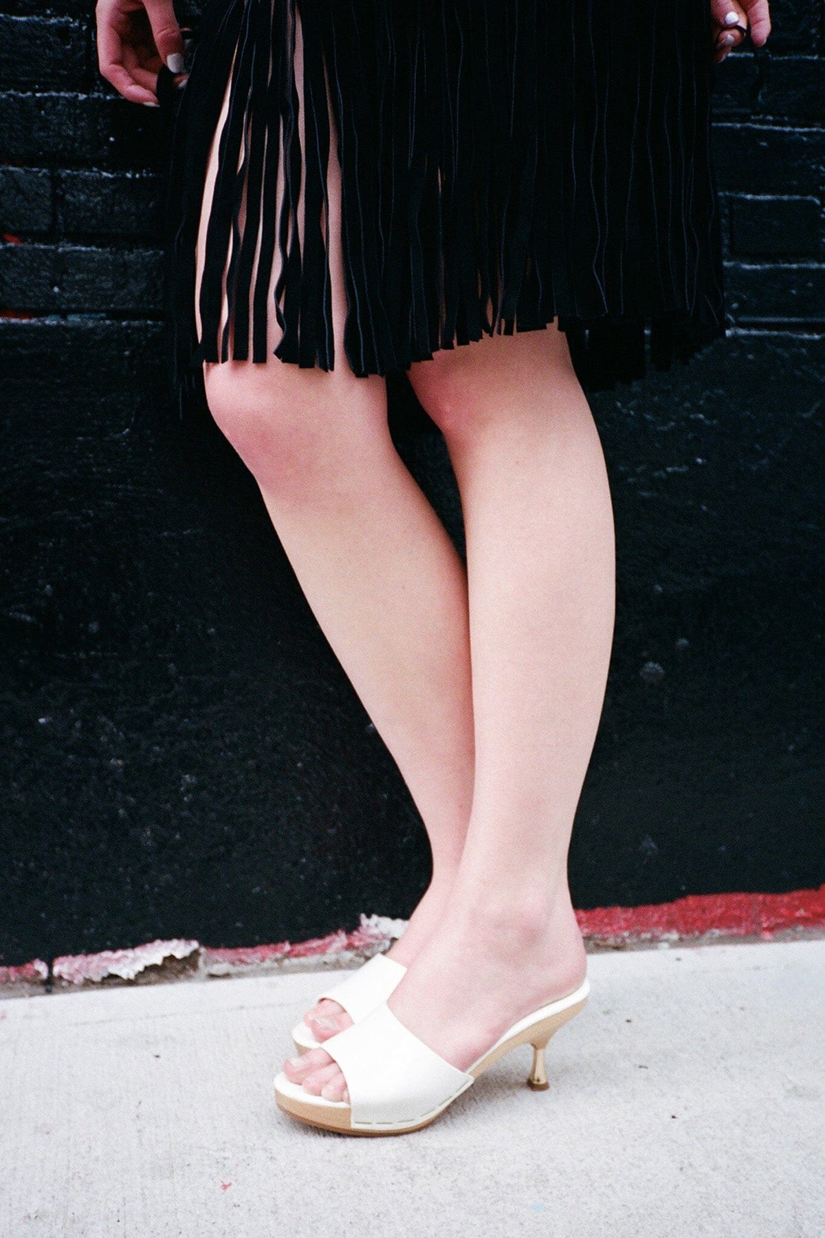 CAMMIE Jeffrey Campbell Platform Sandal White Patent