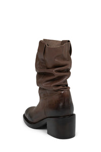 CAMPING Jeffrey Campbell Knee-High Boot Brown Ruboff  