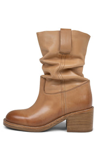 CAMPING Jeffrey Campbell Knee-High Boot Natural Ruboff  