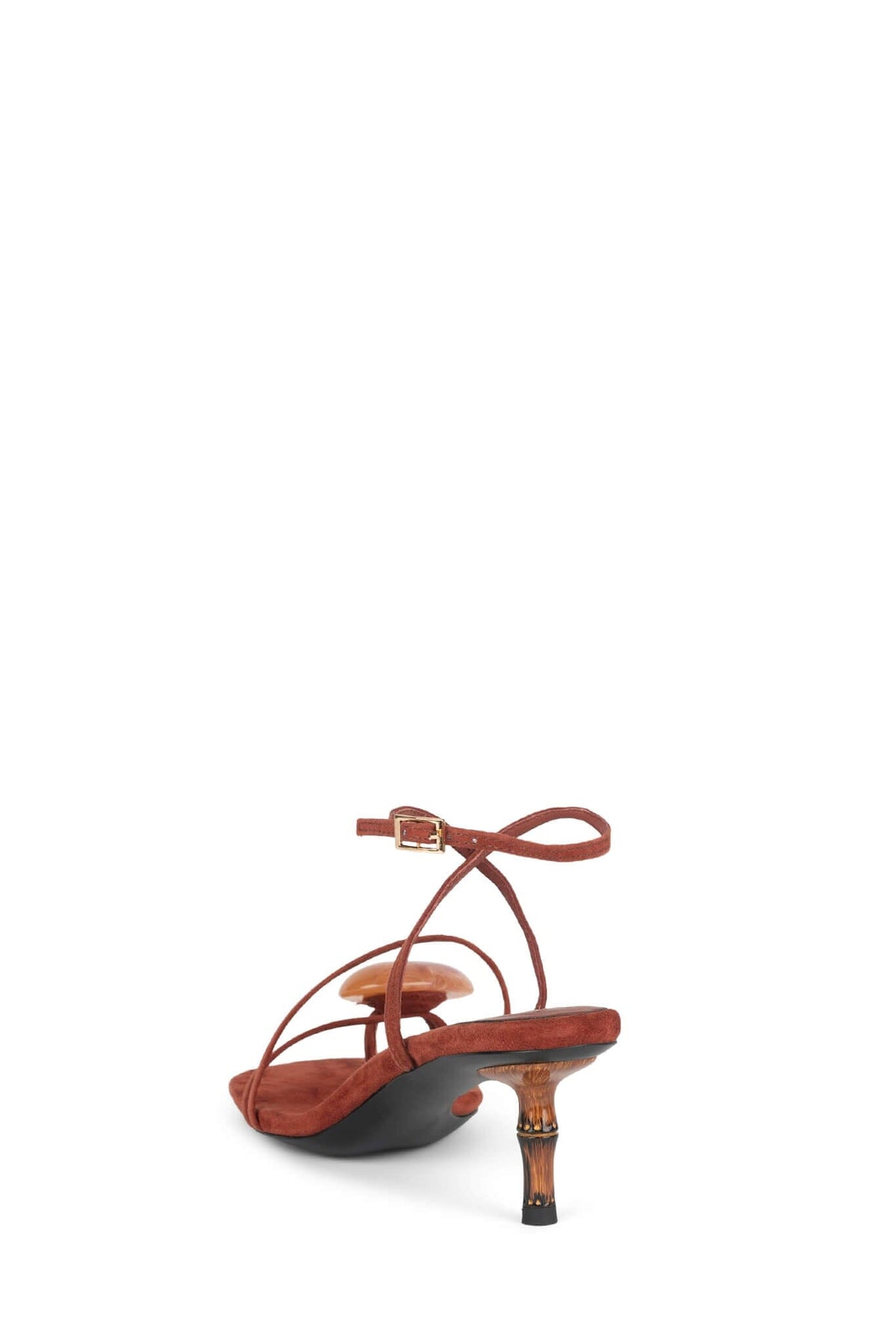 CARNELIAN Heeled Sandal Rust Suede Combo