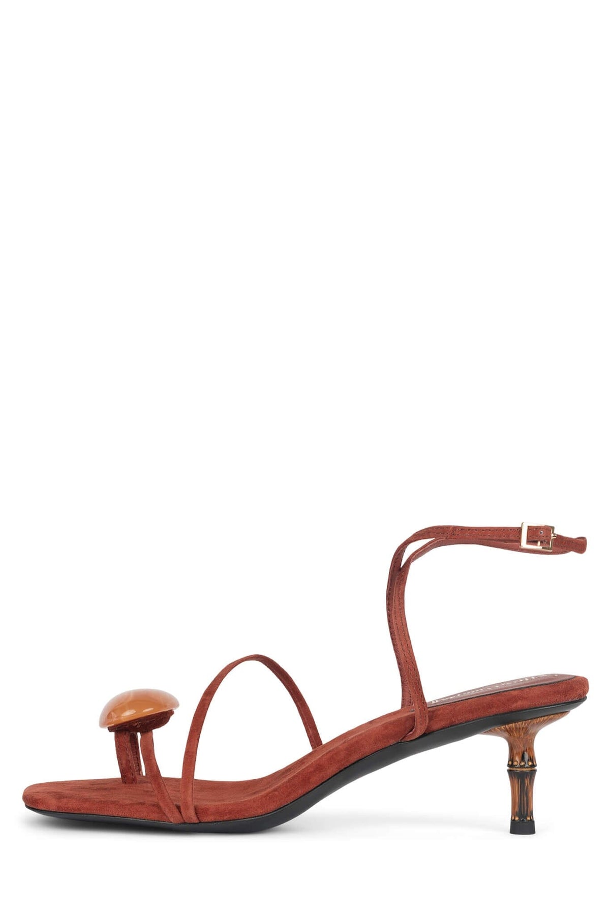 CARNELIAN Heeled Sandal Rust Suede Combo