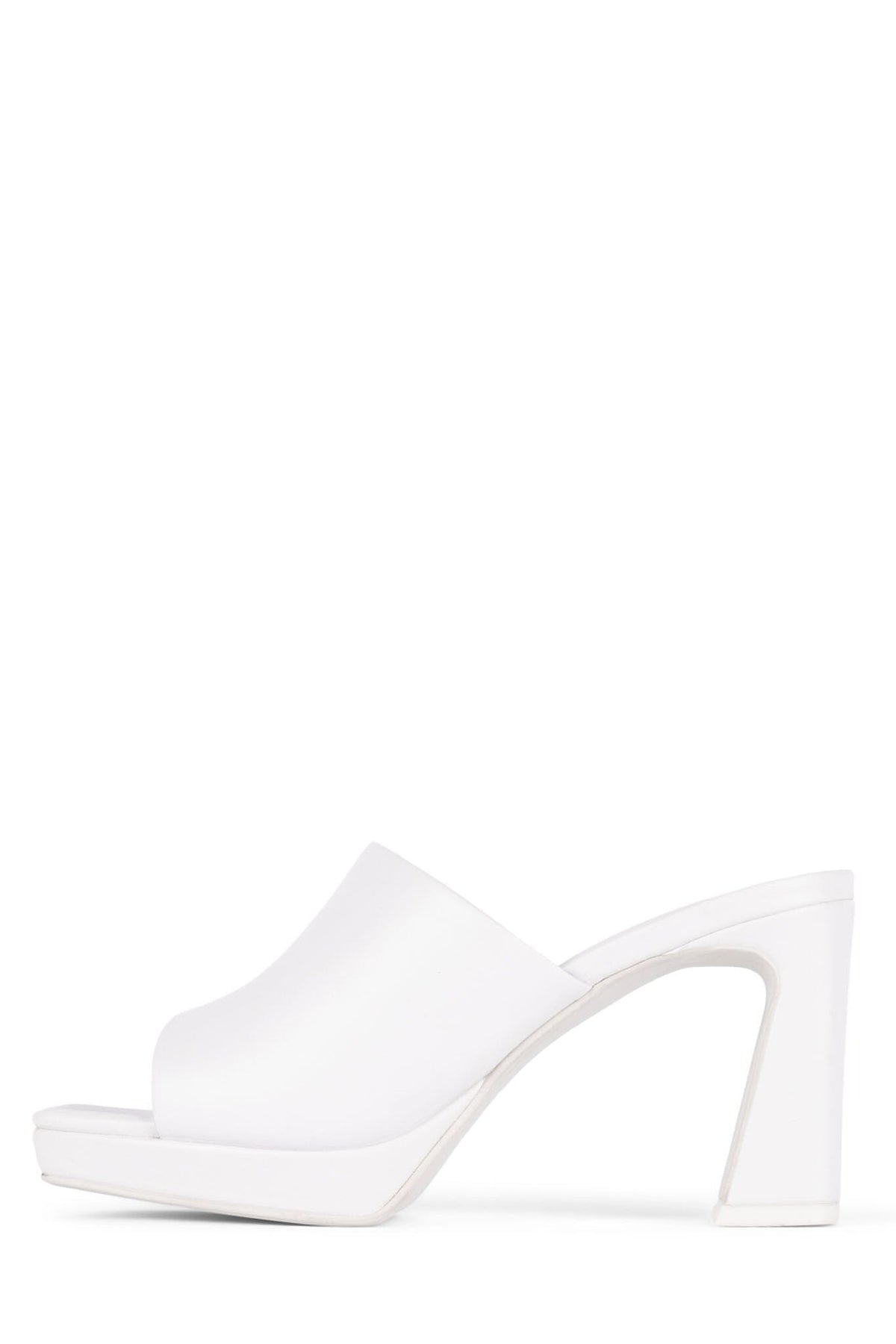 CAVIAR Platform Sandal RB White 5 