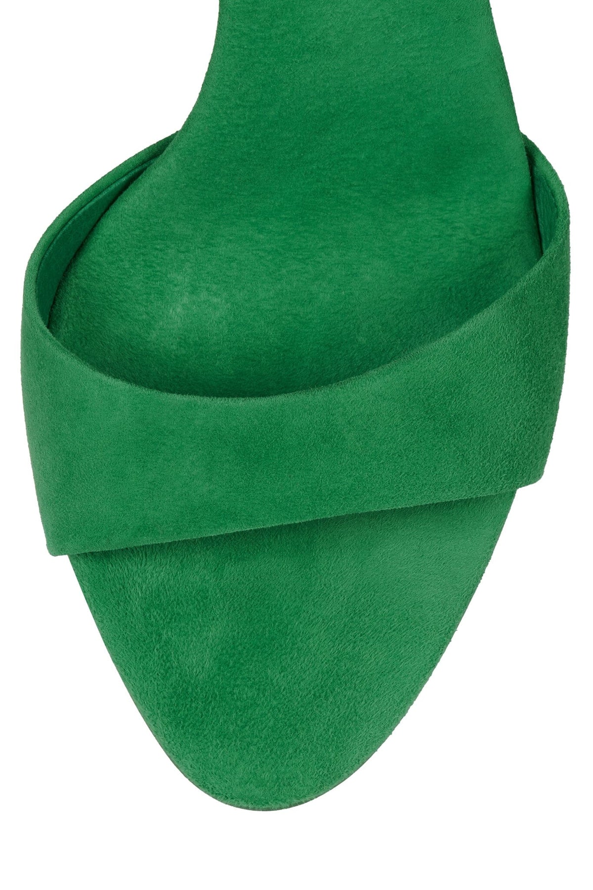 CE-SOIRE-2 Jeffrey Campbell Heeled Sandal Green Suede