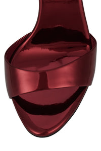 CE-SOIRE-2 Jeffrey Campbell Heeled Sandal Red Mirror