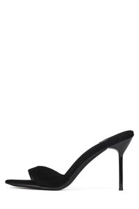 CE-SOIRE-2 Jeffrey Campbell Heeled Sandal Black Suede