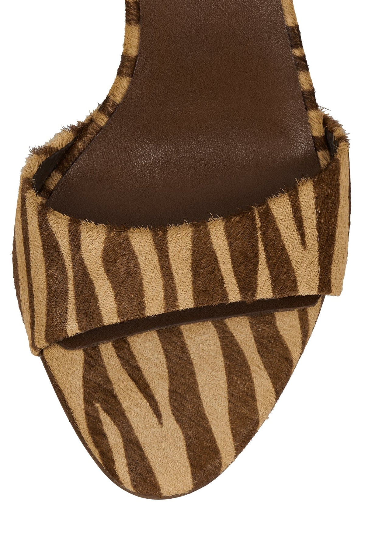 CE-SOIRE-F Heeled Sandal Beige Brown Zebra