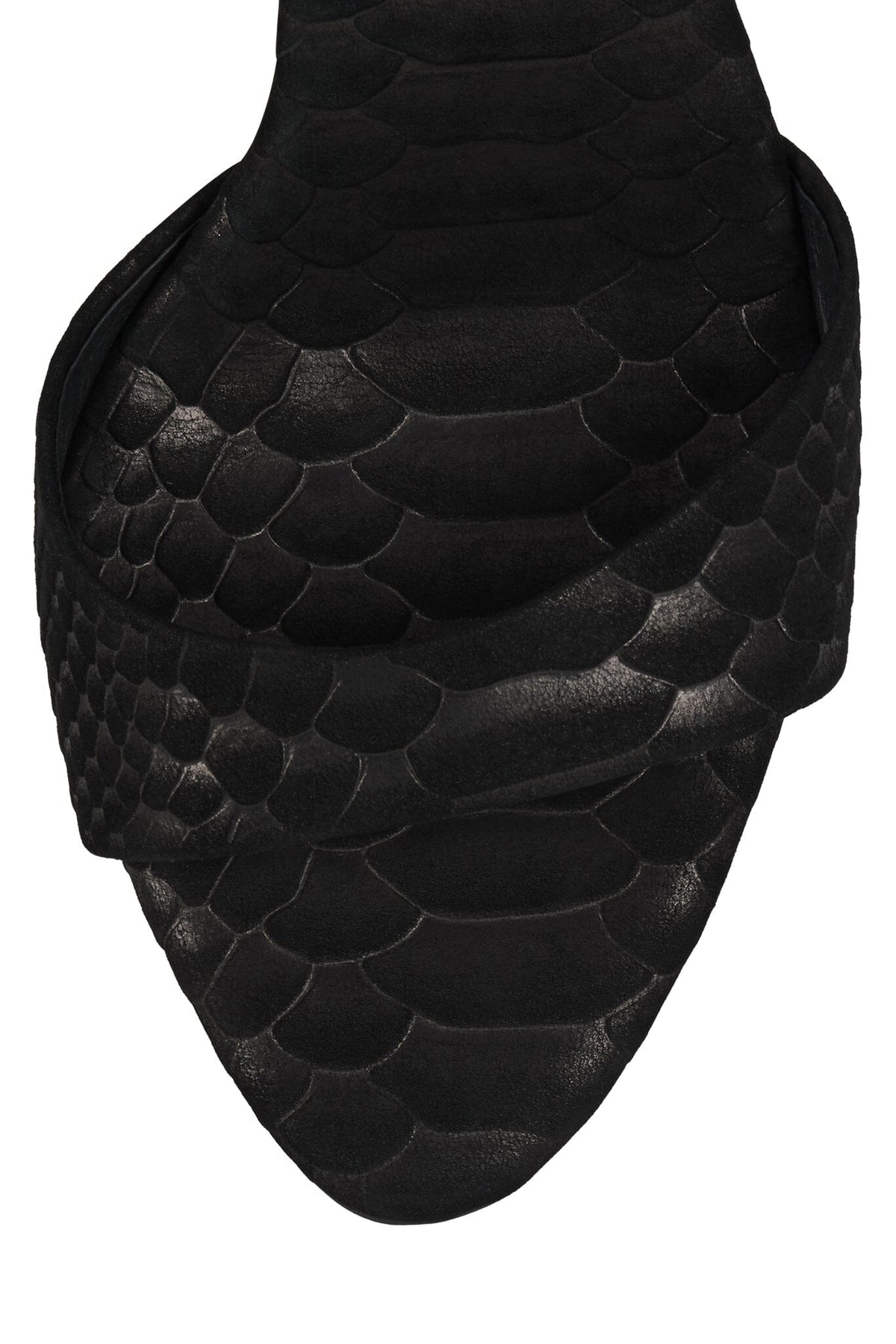 CE-SOIRE Jeffrey Campbell Heeled Sandal Black Snake