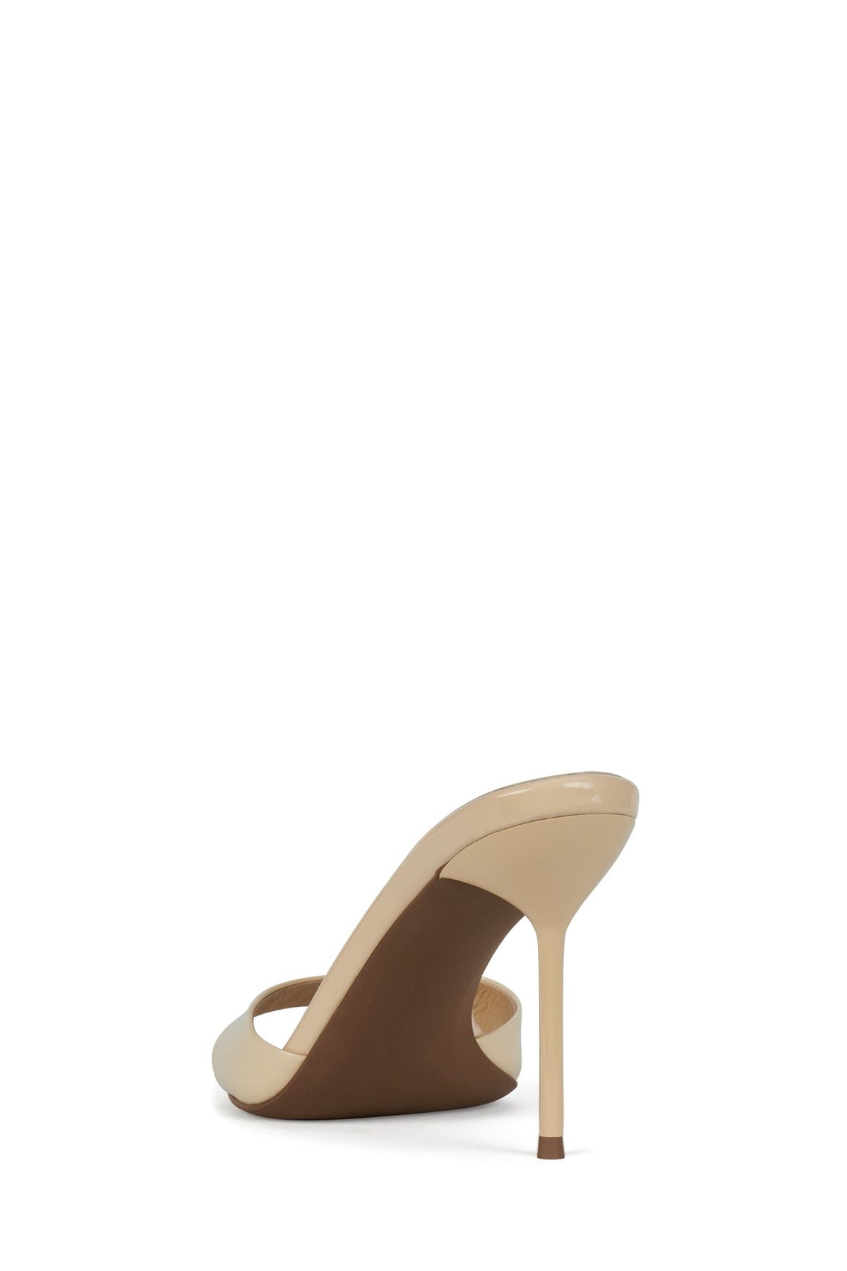 CE-SOIRE Jeffrey Campbell Heeled Sandal Beige Patent