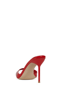 CE-SOIRE Jeffrey Campbell Heeled Sandal Light Red Patent