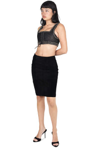 CE-SOIRE Jeffrey Campbell Heeled Sandal Black Snake