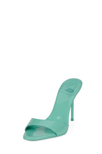 CE-SOIRE Jeffrey Campbell Heeled Sandal Mint Patent _hover