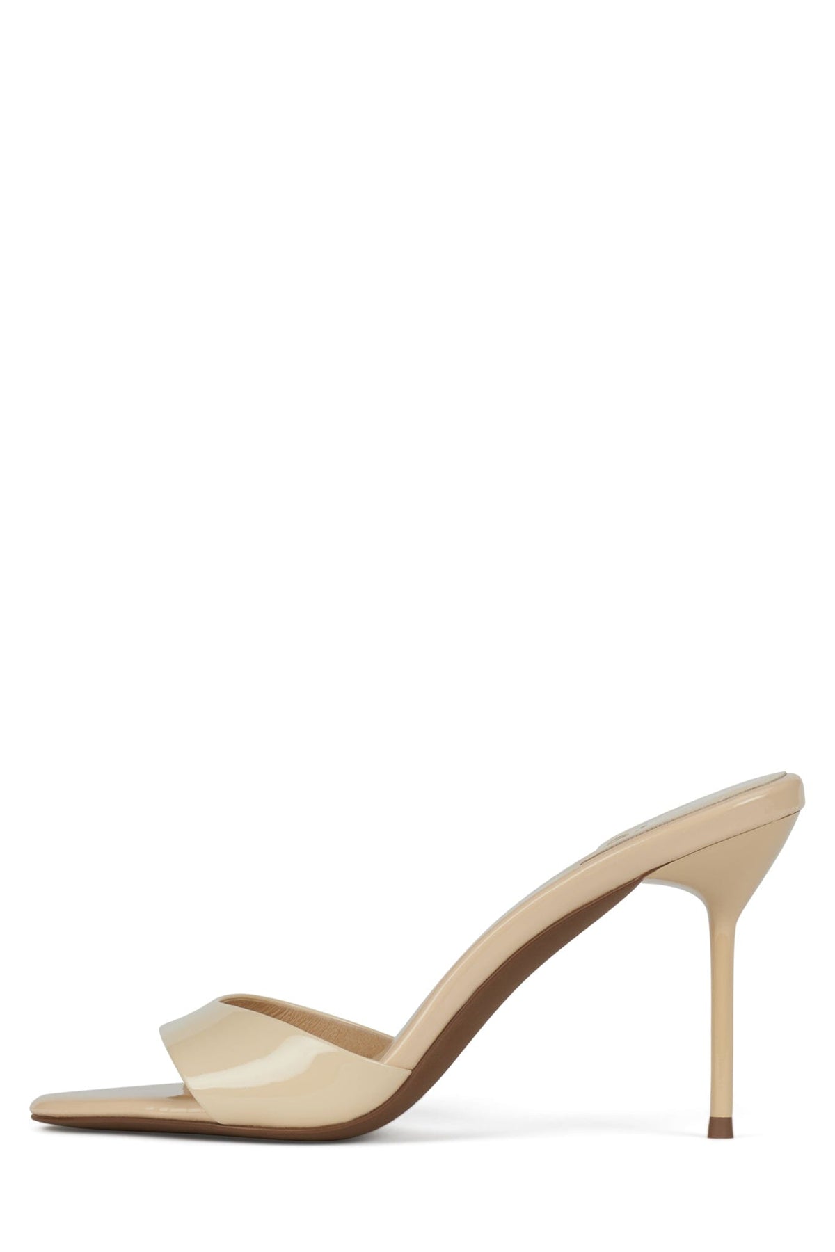 CE-SOIRE Jeffrey Campbell Heeled Sandal Beige Patent