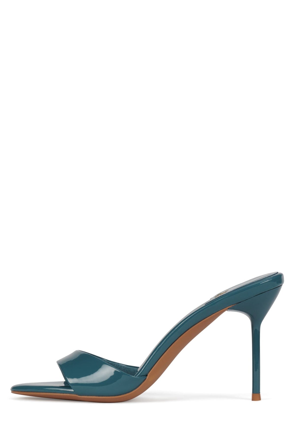 CE-SOIRE Jeffrey Campbell Heeled Sandal Dusty Blue Patent