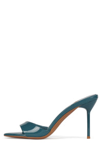 CE-SOIRE Jeffrey Campbell Heeled Sandal Dusty Blue Patent