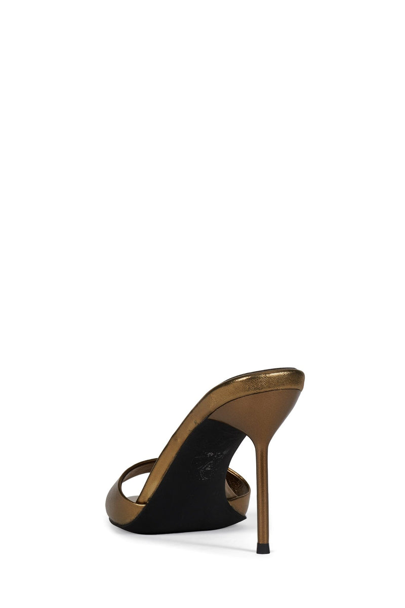 CE-SOIRE Jeffrey Campbell Heeled Sandal Bronze Metallic