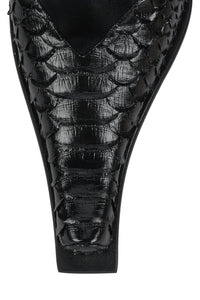 CENTAURI Jeffrey Campbell Pump Black Snake Pewter