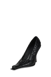 CENTAURI Jeffrey Campbell Pump Black Snake Pewter _hover