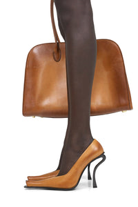 CENTAURI Jeffrey Campbell Pump Tan Ruboff Pewter