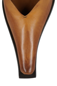 CENTAURI Jeffrey Campbell Pump Tan Ruboff Pewter