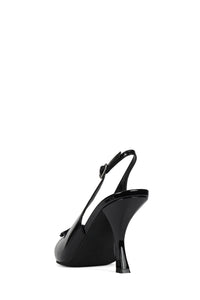 CHAI White Patent Black Patent