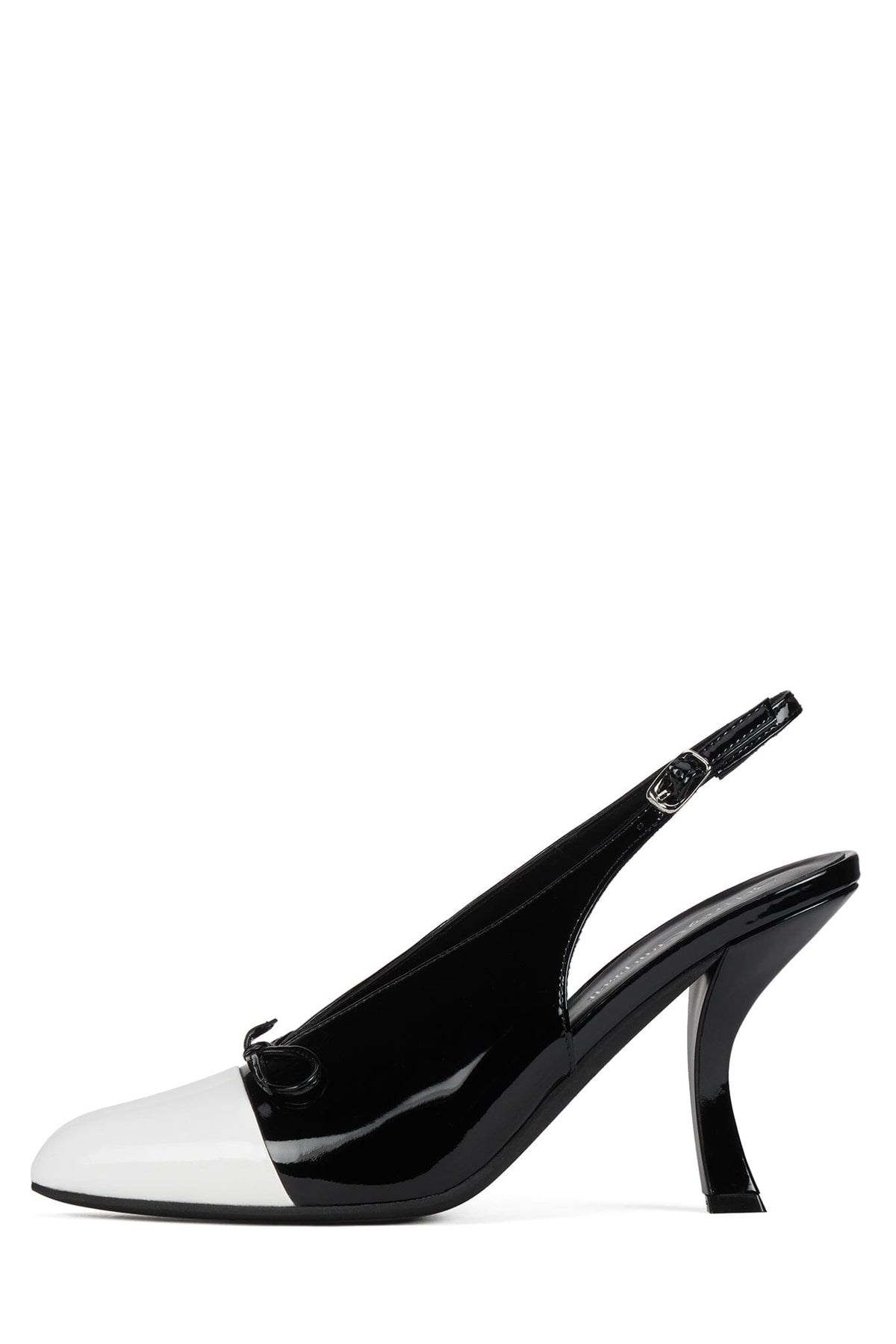 CHAI White Patent Black Patent