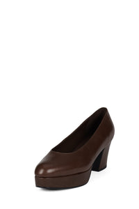 CHAPTERS Jeffrey Campbell Pump Brown _hover