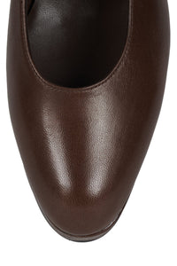 CHAPTERS Jeffrey Campbell Pump Brown