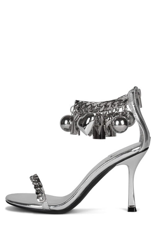 CHARMZ-CH Heeled Sandal YYH Silver Silver 6 