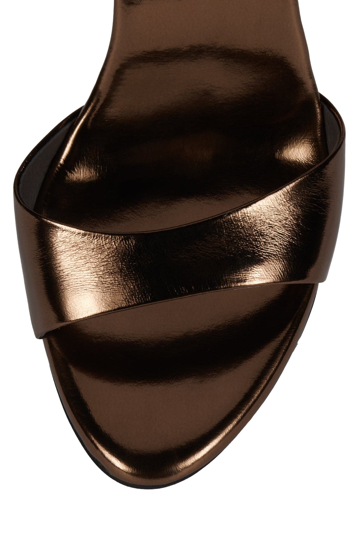 CHEAT-CODE Jeffrey Campbell Heeled Sandal Brown Metallic