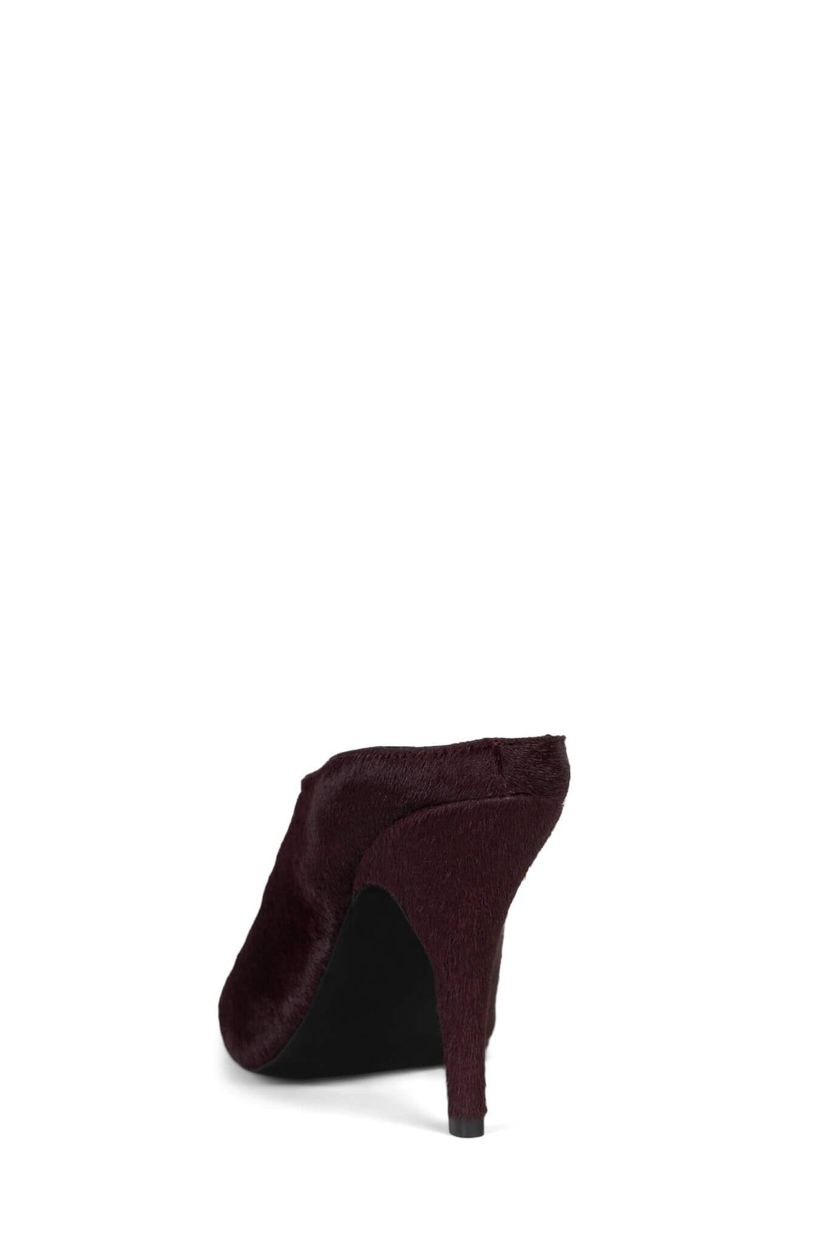 CHEEKY-F Jeffrey Campbell Heeled Mule Wine