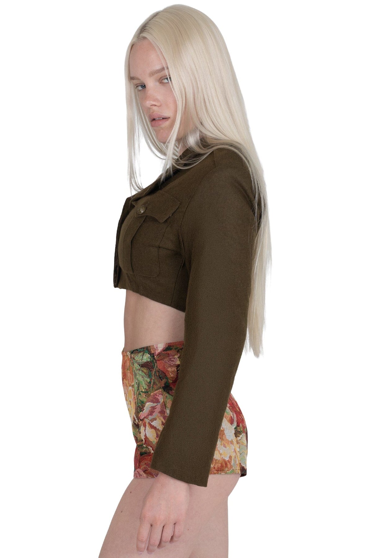 CHEEKZ-T SHORTS Red Multi Tapestry 
