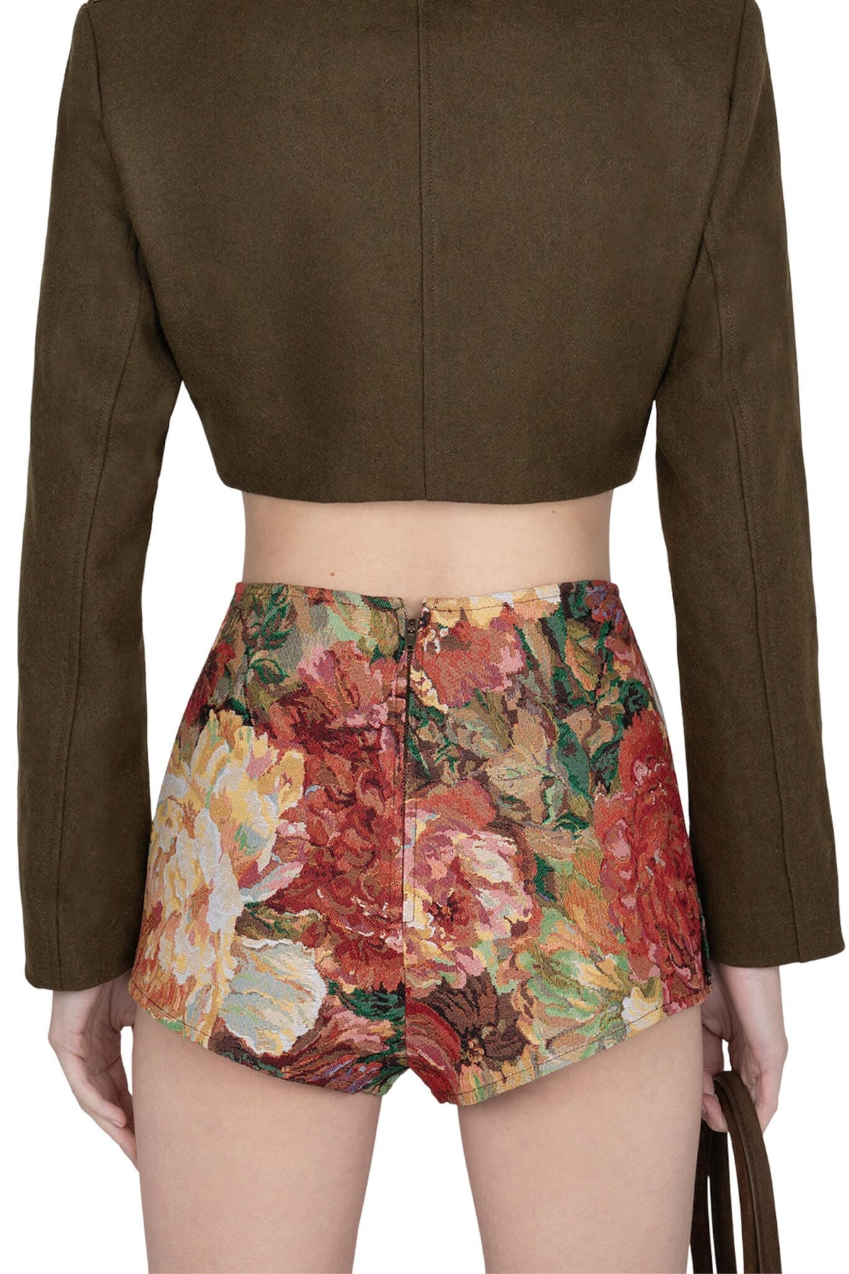 CHEEKZ-T Jeffrey Campbell Shorts Red Multi Tapestry _hover