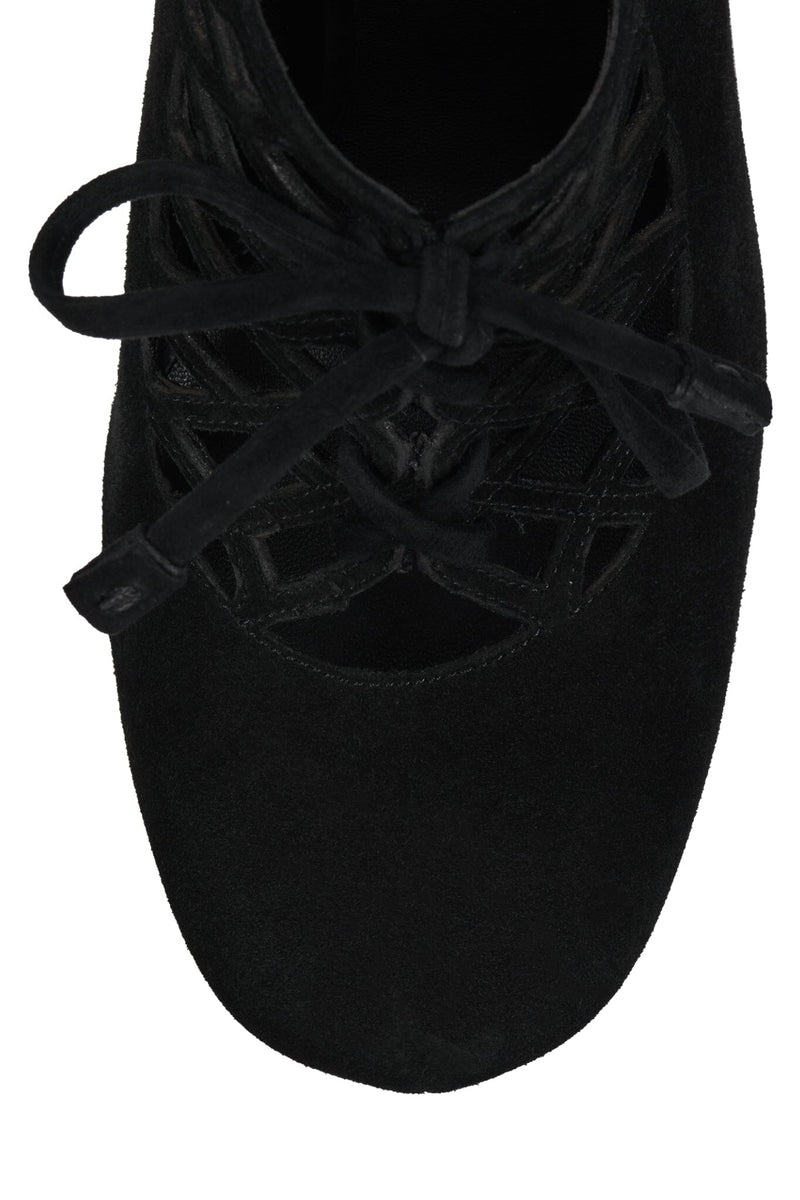 CHESIRE Jeffrey Campbell Platform Heels Black Suede