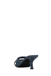 CHISME Jeffrey Campbell Heeled Sandal Blue Denim