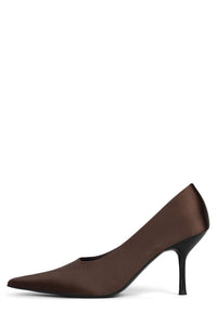 CHOSEN Pump ST Brown Silk 6 