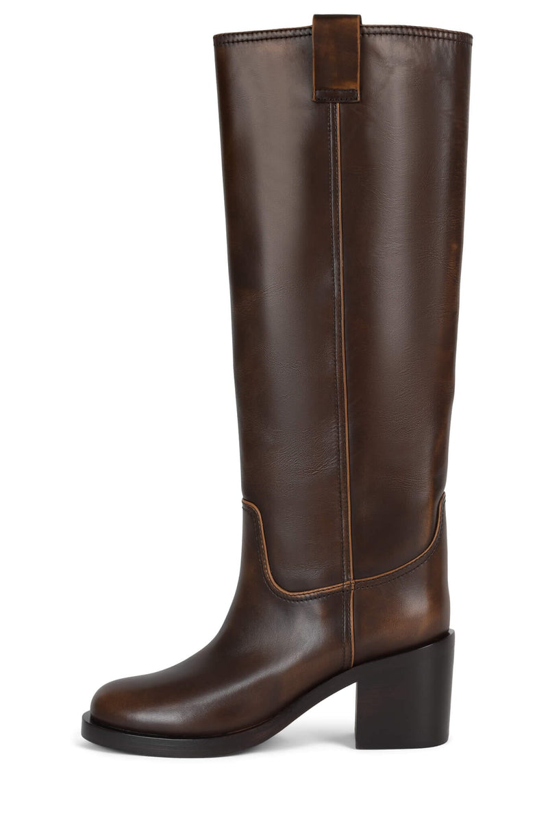 CLIMB-HI Jeffrey Campbell Boots Brown Ruboff