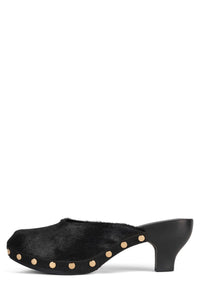 CLOGUETE-F Jeffrey Campbell Platform Mule Black