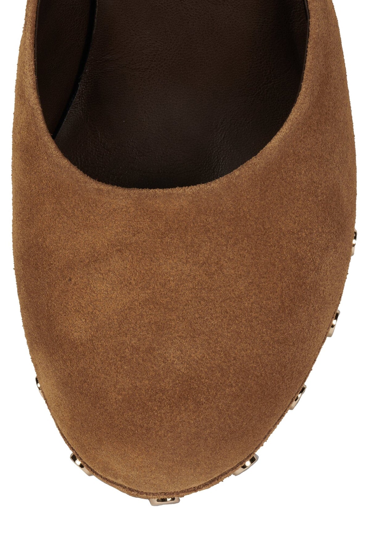 CLOGUETTE Jeffrey Campbell Platform Mule Tan Suede