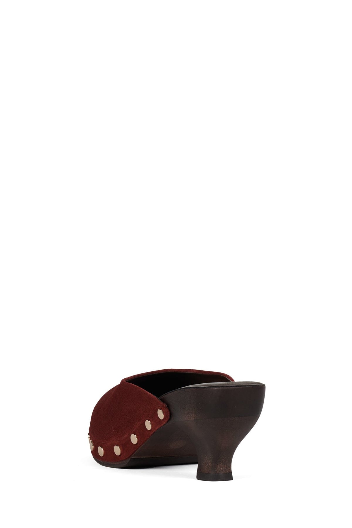 CLOGUETTE Jeffrey Campbell Platform Mule Plum Suede