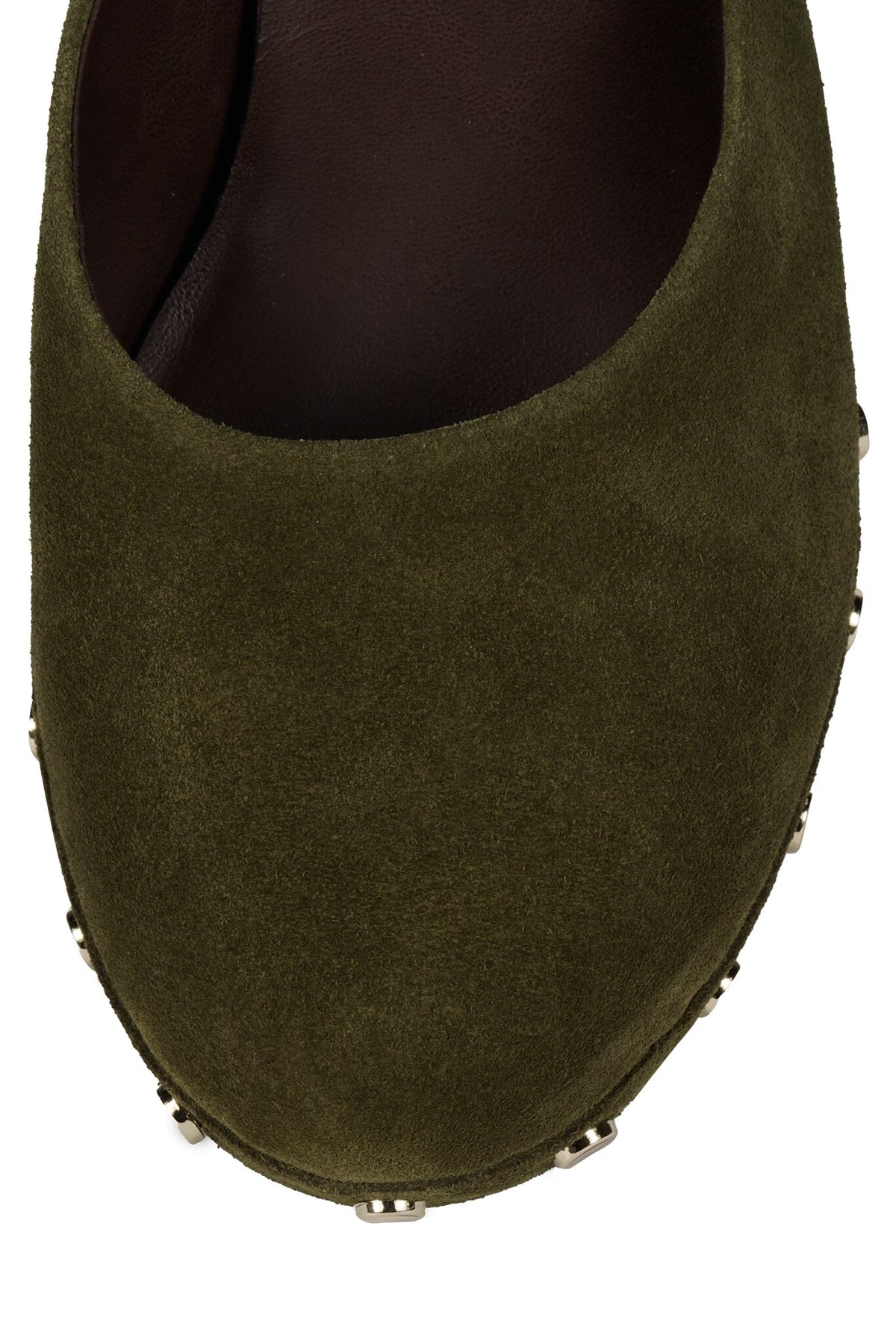 CLOGUETTE Jeffrey Campbell Platform Mule Olive Suede
