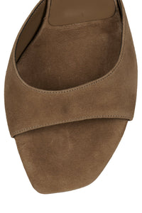 COCOA Jeffrey Campbell Heeled Sandal Beige Suede