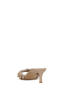COCOA-SH Jeffrey Campbell Kitten Heel Sandal Natural Combo