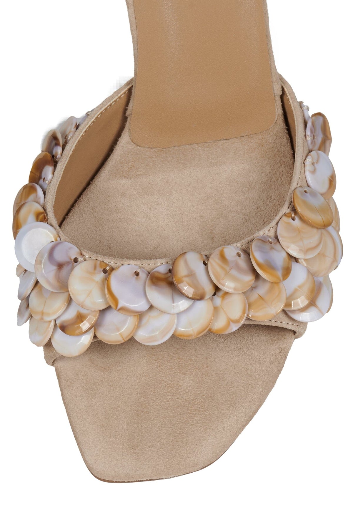 COCOA-SH Jeffrey Campbell Kitten Heel Sandal Natural Combo