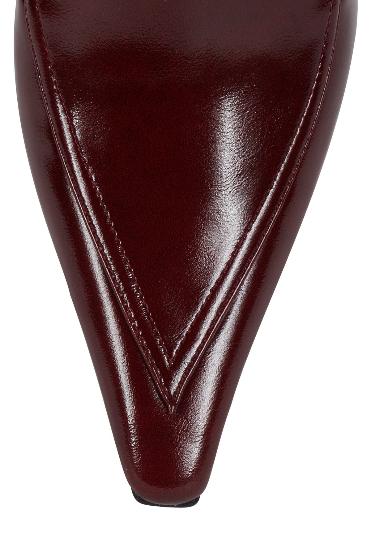 COLLOQUIAL Jeffrey Campbell Slingback Loafer Heel Wine