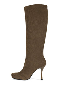 CONFORM-K Knee-High Boot YYH Light Brown Suede 6 