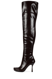 CONFORM-OK Jeffrey Campbell Stiletto Boot Brown