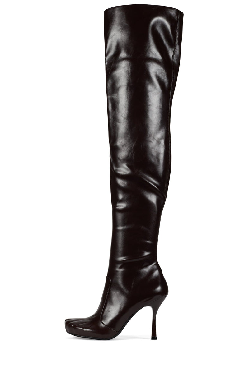 CONFORM-OK Jeffrey Campbell Stiletto Boot Brown