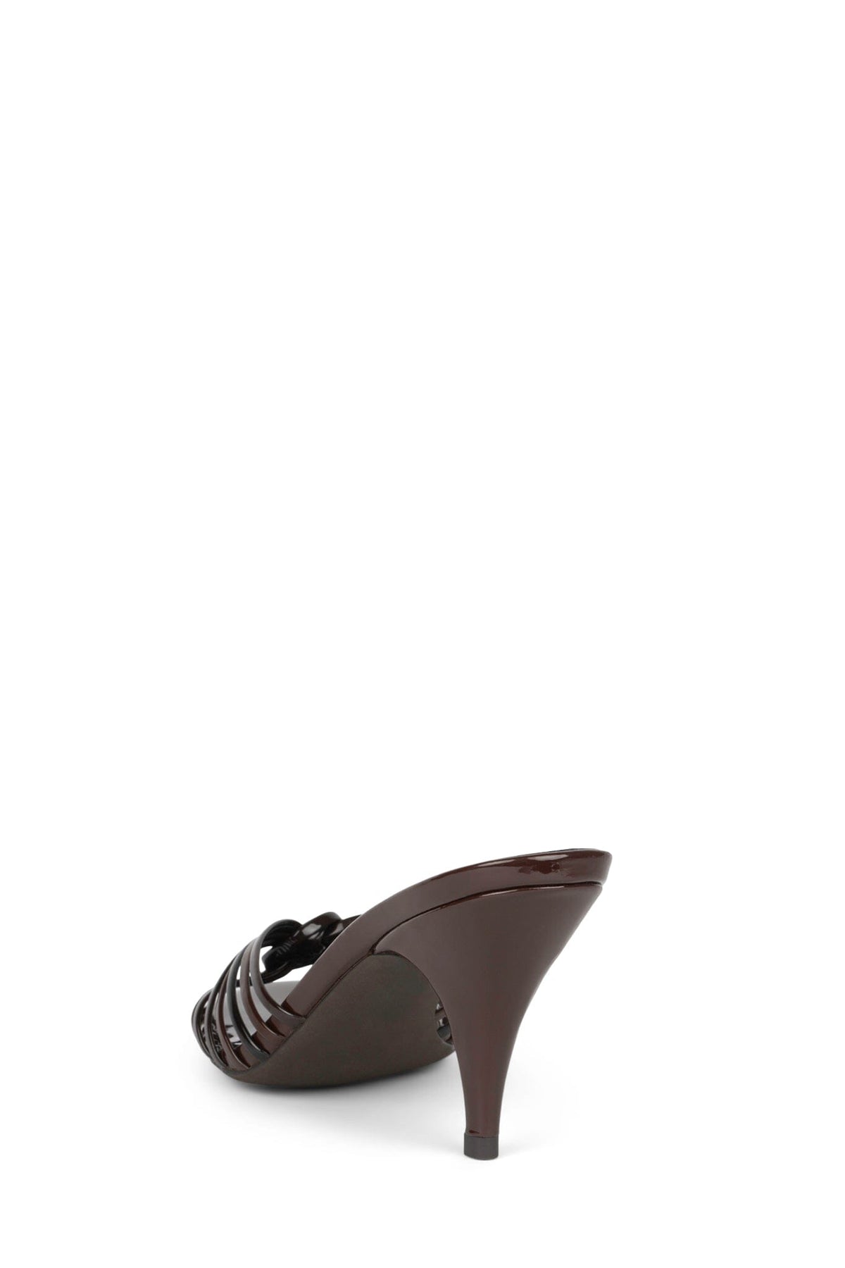 CONSTELLA Jeffrey Campbell Heeled Sandal Caramel Patent Combo