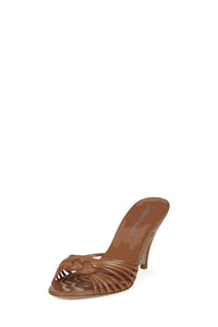 CONSTELLA Jeffrey Campbell Heeled Sandal Caramel Patent Combo _hover